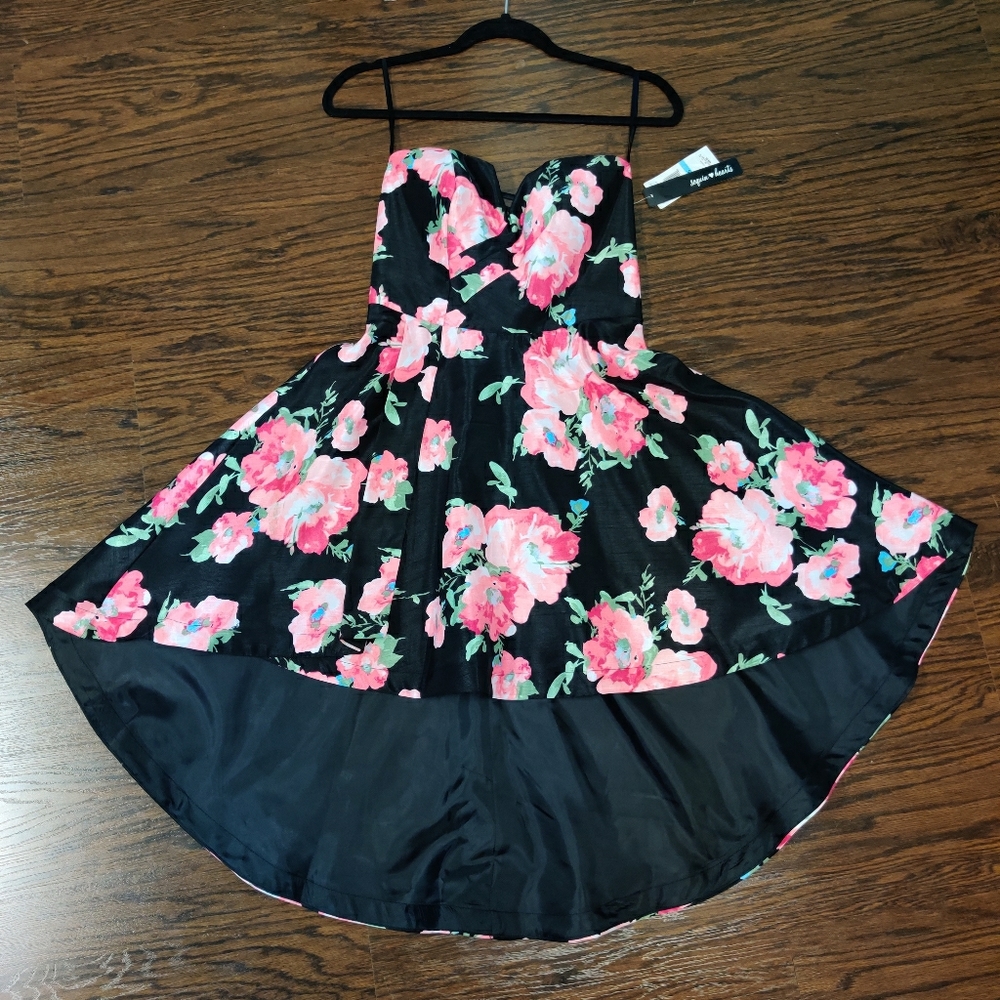 Floral High Low Dress